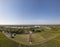 Aerial wiev Fronsac Vineyard landscape, Vineyard south west of France