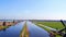 Aerial from windmills at Kinderdijk in the Netherlands