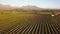 Aerial of a wine farm in Cape Town, South Africa