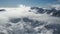 Aerial Winter view of Pirin Mountain near Dzhangal Peak, Bulgaria