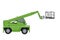 Aerial Working Truck, truck with arm crane telescopic truck Crane. 3D illustration
