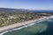 Aerial Zuma Beach Malibu California