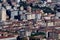 aerialview of la spezia from a hill