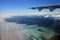 Aerian view of mauritius island
