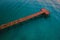 Aerian view of pontoon at playa de Muro