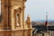 Aeriel view of city Victoria or Rabat and fragment of Gozo Cathedral , Victoria, Gozo, Malta