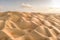 Aeril view of Liwa desert, part of Empty Quarter, the largest co