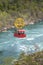 Aero Cable car suspended on Niagara Whirlpool wild revers