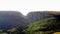 Aero, entrance of Grand Canyon, Turda Gorge, Cluj county, Transylvania, Carpathians, Romania. beautiful summer mountain