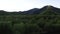 Aero frame, mountain, forest, nature in Kamchatka