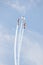 Aerobatic airplanes at airshow