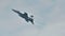 Aerobatic flying display by Royal Australian Air Force (RAAF) F-18 Hornet at Singapore Airshow