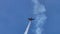 Aerobatic plane performs a loop. High quality 4K video.