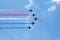 Aerobatic team at airshow