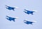 Aerobatic team Russian Knights in Aero India Show 2013