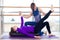 Aerobics Pilates personal trainer helping women