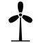 Aerogenerator, whirligig Vector Icon can be easily modified or edit