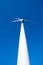 Aerogenerator windmill in blue sky