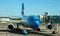 Aerolineas Argentinas Airplane at airport gate ready for boarding and departure