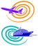 Aeroplane and passenger ship