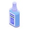 Aerosol antiseptic spray icon, isometric style