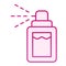 Aerosol flat icon. Deodorant pink icons in trendy flat style. Spray gradient style design, designed for web and app. Eps