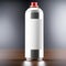 Aerosol spray can, empty blank generic product packaging mockup