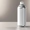 Aerosol spray can, empty blank generic product packaging mockup