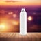 Aerosol spray can, empty blank generic product packaging mockup