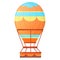 Aerostat. Balloon hot air