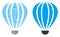 Aerostat Composition of Binary Digits