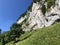 Aescher-Felsen or Ascher-Felsen in the Alpstein mountain range and in the Appenzellerland region