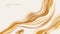 Aesthetic beige and gold golden dust glitter elegant shine wave background 3d render beauty display premium vector