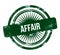 affair - green grunge stamp