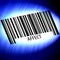 Affect - barcode with futuristic blue background
