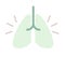 Affected Human Lungs - Icon