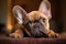 Affectionate Cute french bulldog. Generate Ai