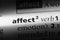 affectverb