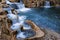 The Affenschlucht waterfall at the river Toss, Switzerland