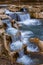 The Affenschlucht waterfall at the river Toss, Switzerland