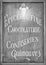 Affiche poster monochrome epicerie fine chocolaterie confiseries guimauves