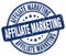 affiliate marketing blue stamp