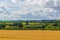Affluent Chew Valley summer view Somerset England