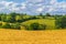 Affluent Chew Valley summer view Somerset England
