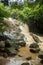 Affluent Waterfall in rain season on island Koh Samui, Thailand