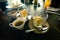 Affogato, Vanilla ice cream with hot coffee, Italian gelato ice