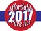 Affordable Care Act 2017 Icon or badge