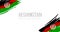 Afganistan flag brush style background with stripes. Stock vector illustration isolated on white background