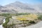 Afghanistan Village at Wakhan Valley View from Khaakha Fortress in Ishkashim, Gorno-Badakhshan, Tajikistan.