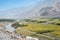 Afghanistan at Wakhan Valley View from Khaakha Fortress in Ishkashim, Gorno-Badakhshan, Tajikistan.